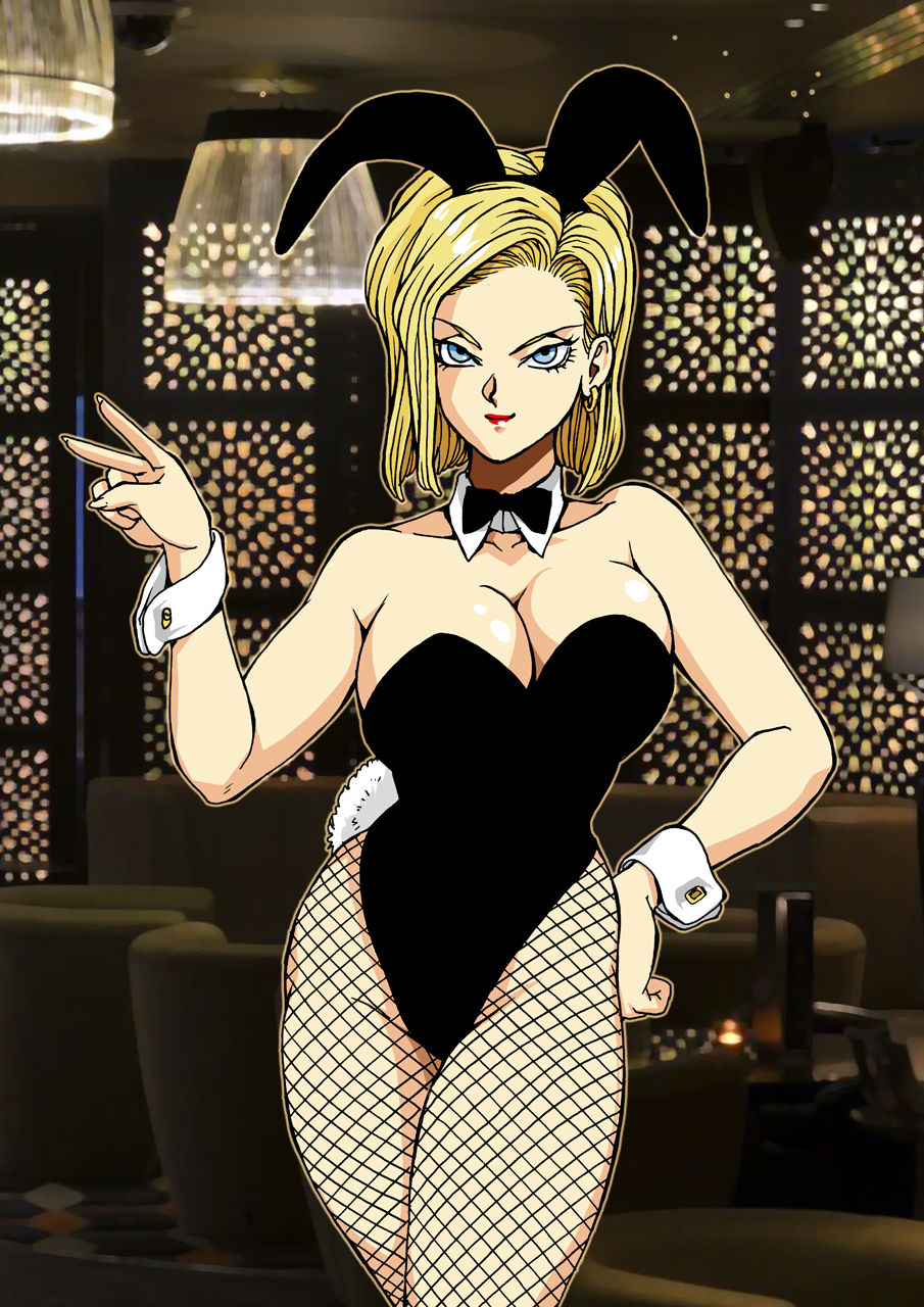 macaroni-ring-liveis-watanabe-18-to-bulma-no-bunnygirl-ni-kanpai-dragon-ball-z