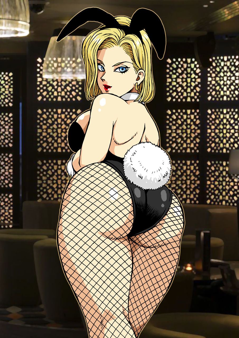 macaroni-ring-liveis-watanabe-18-to-bulma-no-bunnygirl-ni-kanpai-dragon-ball-z