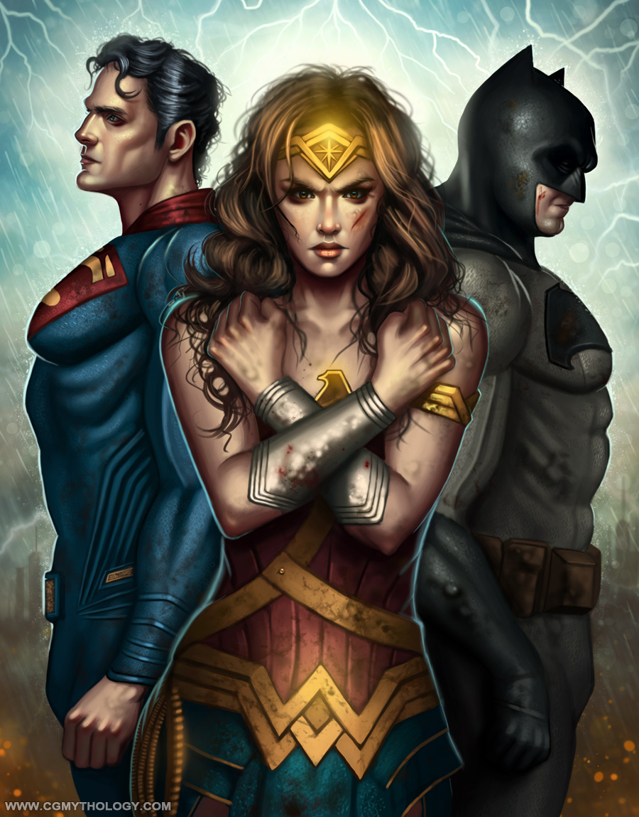 batmanbruce-waynesupermanwonder-woman