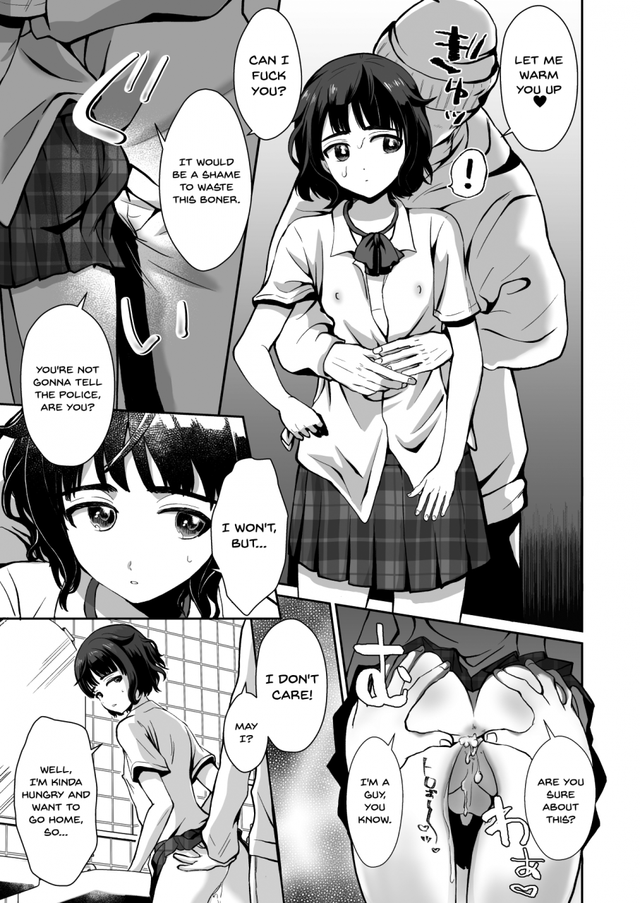 kinokko-taguchi-monyata-toilet-ni-ittara-sejiru-mamire-no-otokonoko-ga-taorete-ita-no-de-toriaezu-irete-mita-when-i-went-to-the-bathroom-i-found-a-trap-covered-in-cum-on-the-ground-so-i-thought-id-try-fucking-him-english-doujinscom-digital