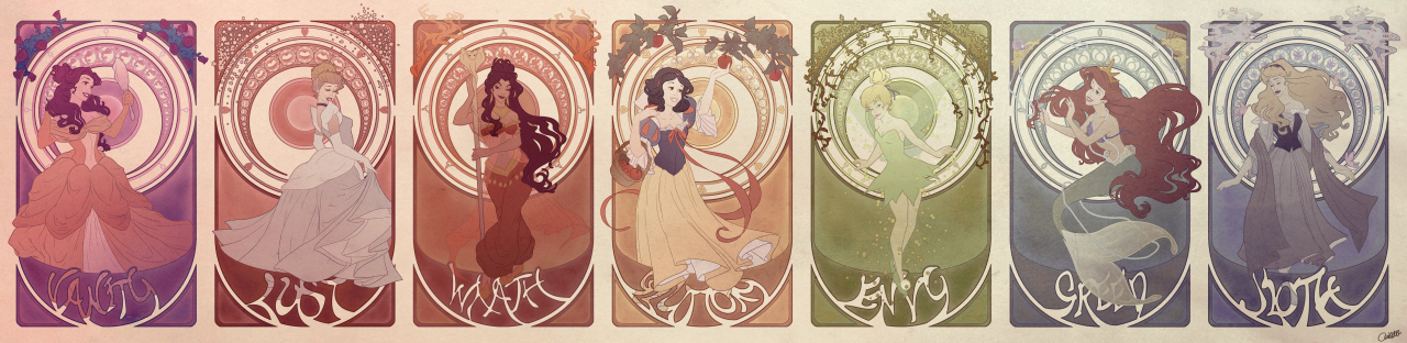 ariel-disneyaurora-disneybelle-disneycinderella-disneyenvy-deadly-sinsgluttony-deadly-sinsgreed-deadly-sinsjasmine-disneylust-deadly-sinspride-deadly-sinssloth-deadly-sinssnow-white-disneytinker-bell-disneywrath-dea