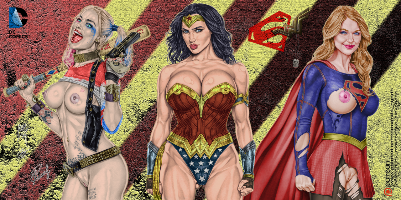diana-princegal-gadotharley-quinnkara-danverskara-zor-elmargot-robbiemelissa-benoistsupergirlwonder-woman