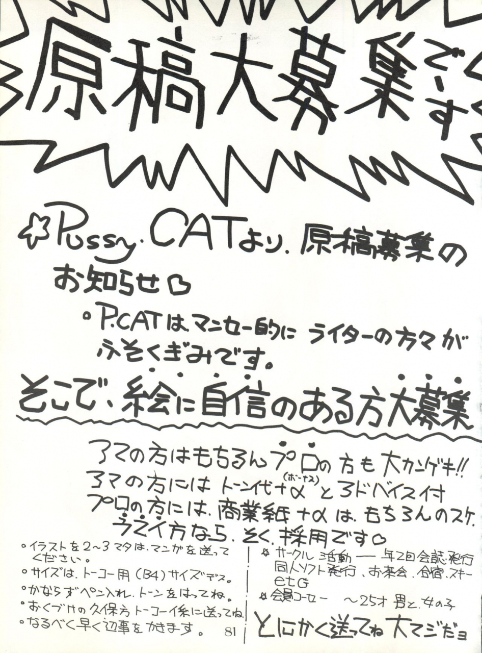 c40-pussy-cat-seisaku-iinkai-various-pussy-cat-vol-20-silent-mobius-silent-mobius-cyber-formula-street-fighter