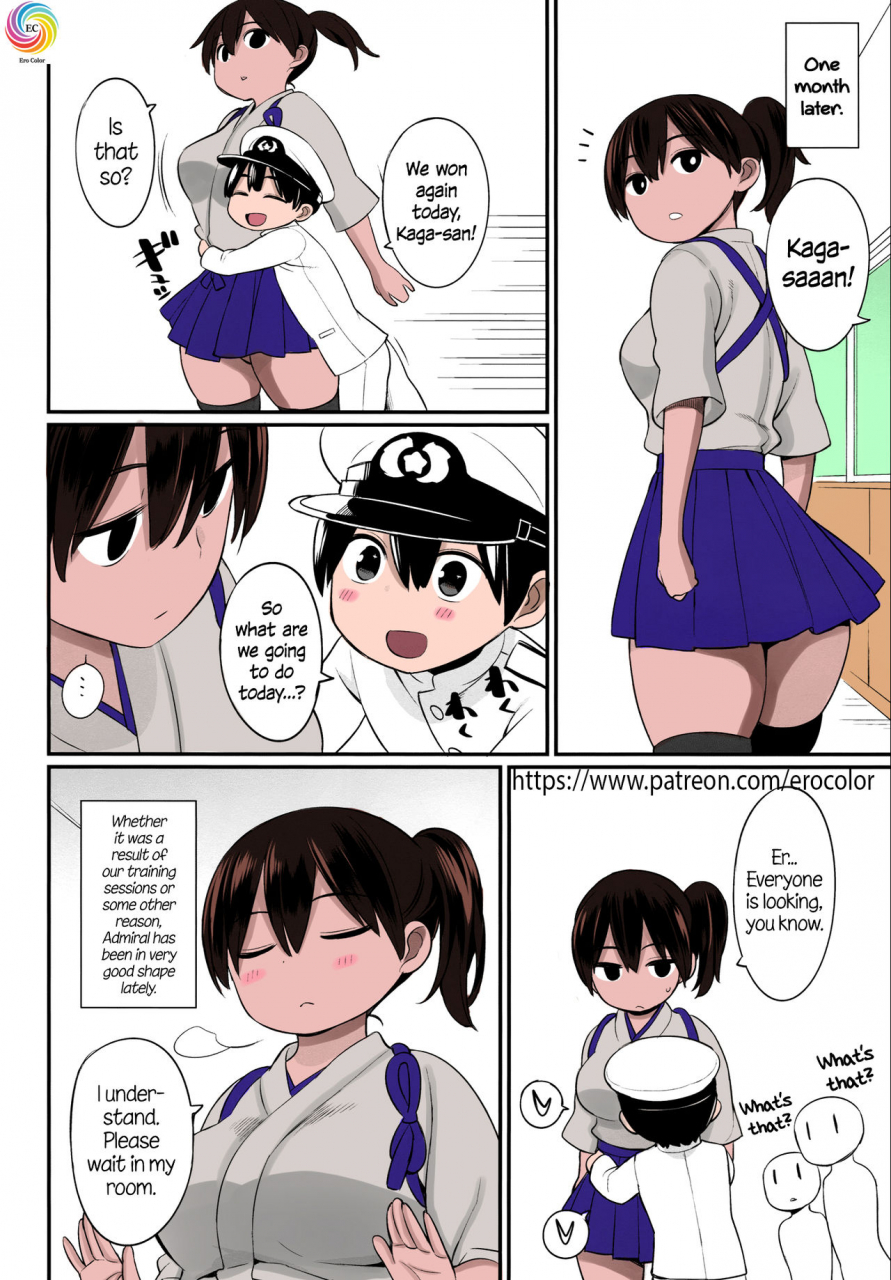 c87-higuma-ya-nora-higuma-kaga-san-no-tokubetsu-kunren-kaga-sans-special-training-kantai-collection-kancolle-english-psynfacedesk-colorized