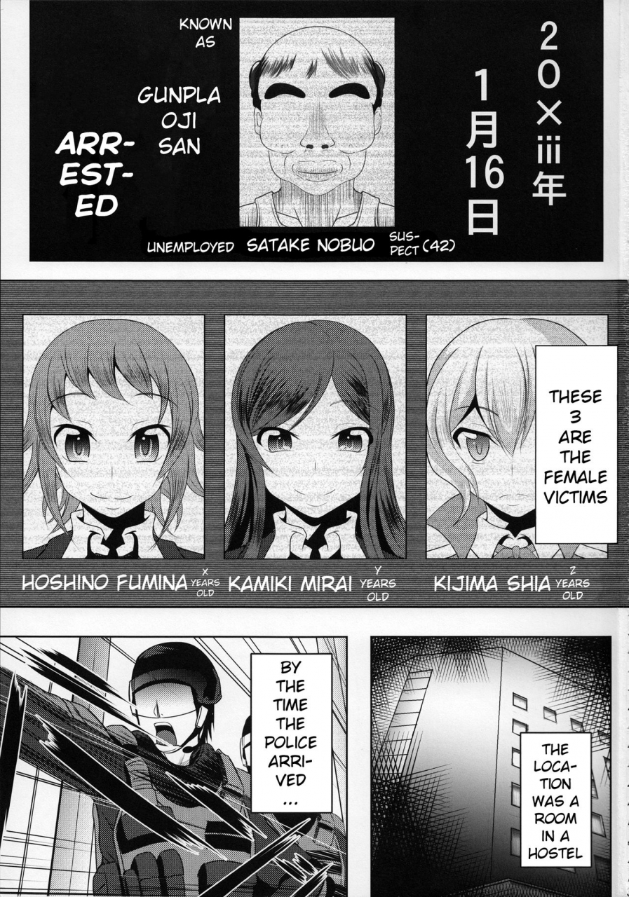 c88-bitch-bokujou-sandaime-bokujou-nushi-kiryuu-kazumasa-gunpla-oji-san-build-report-gundam-build-fighters-try-english-xinsu