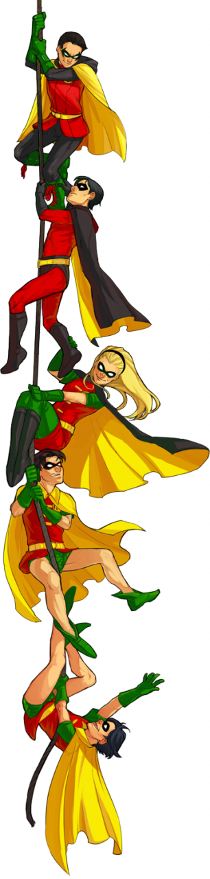 damian-waynedick-graysonjason-toddrobin-dcstephanie-browntim-drake