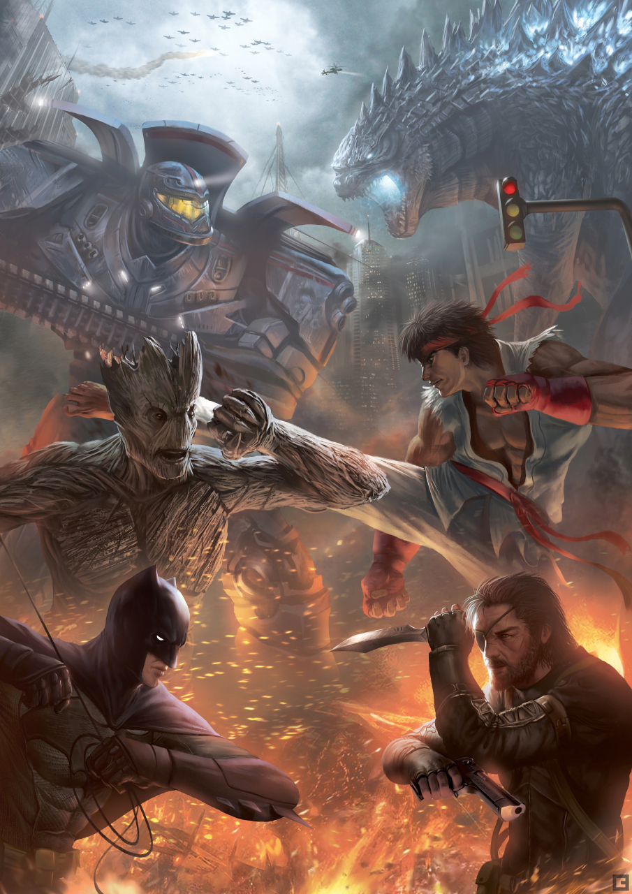 batmanbig-bossbruce-waynegipsy-dangergodzillagrootryuu-street-fighter