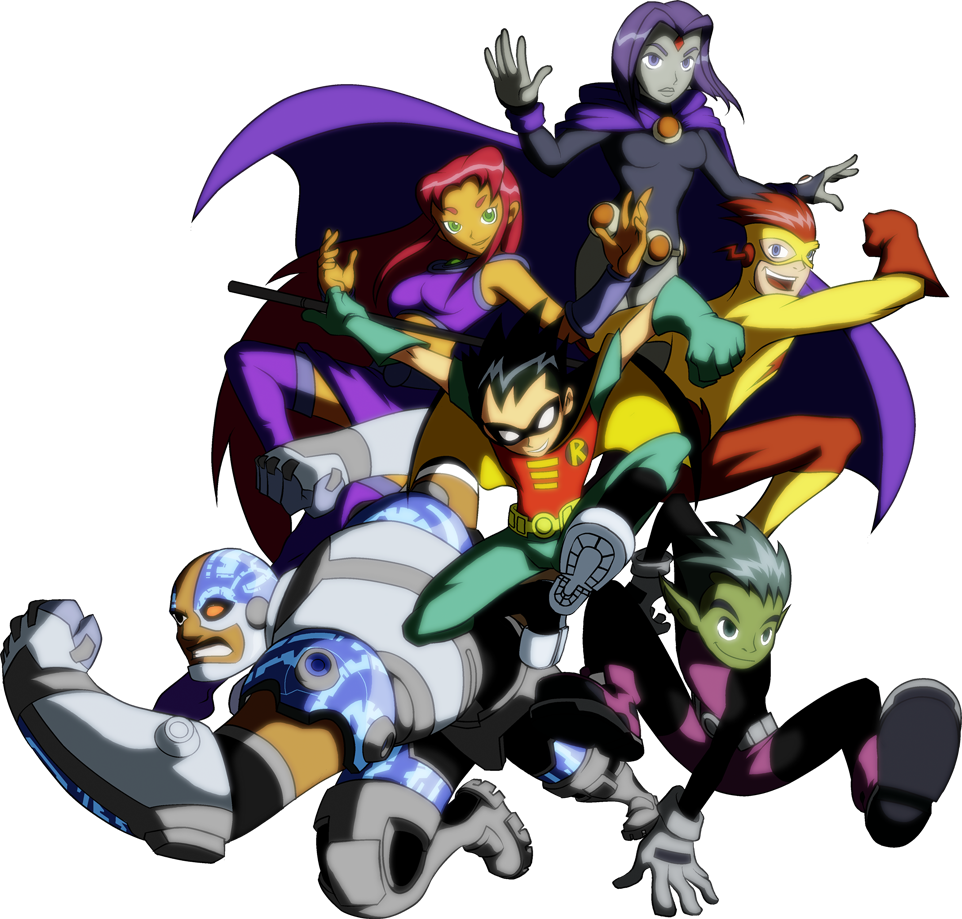 beast-boy-dccyborg-dcdick-graysongarfield-logankid-flashraven-dcrobin-dcstarfirevictor-stonewally-west