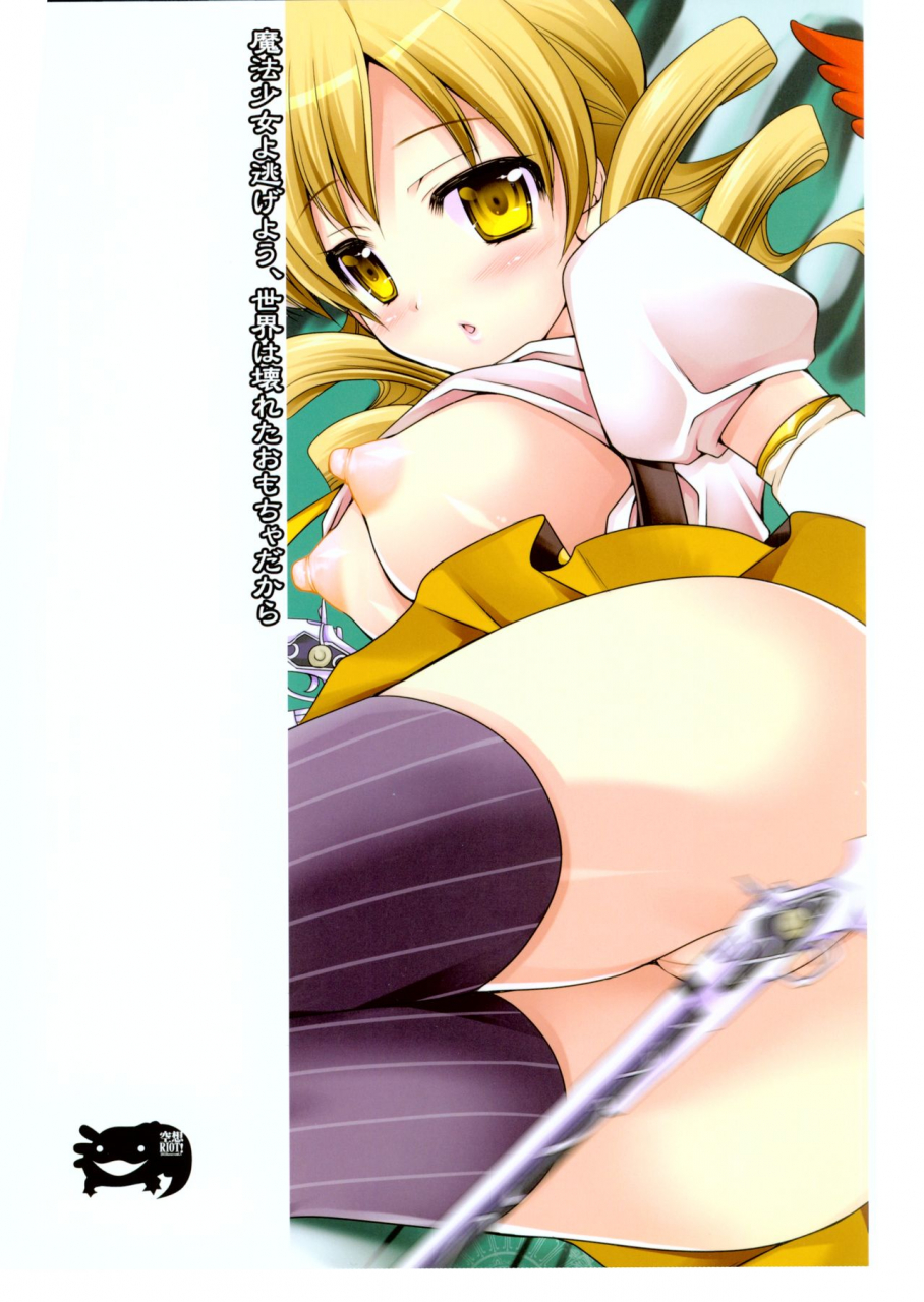 mou-nanimo-kowakunai-kuusou-riot-sakura-hanatsumi-mahou-shoujo-yo-nigeyou-sekai-wa-kowareta-omocha-dakara-puella-magi-madoka-magica