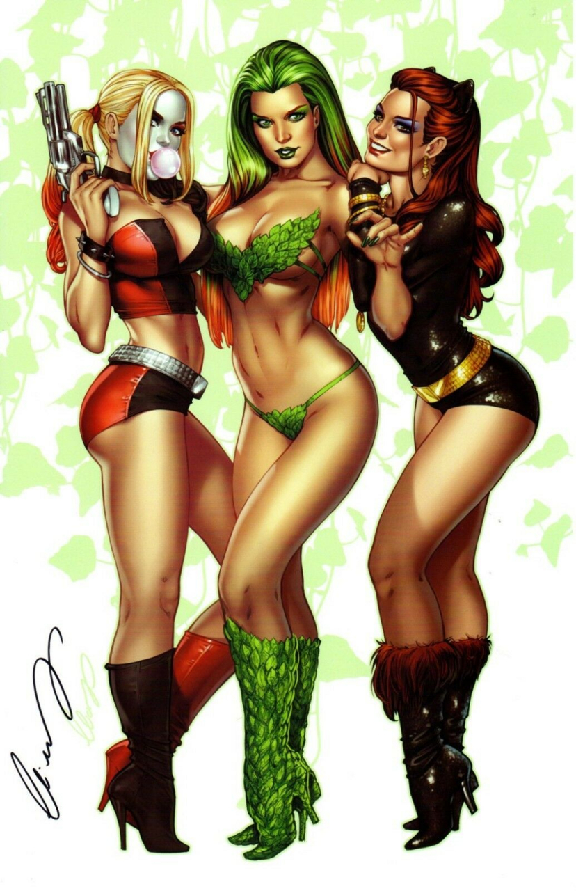 catwomanharleen-quinzelharley-quinnjulie-newmarpamela-isleypoison-ivyselina-kyle