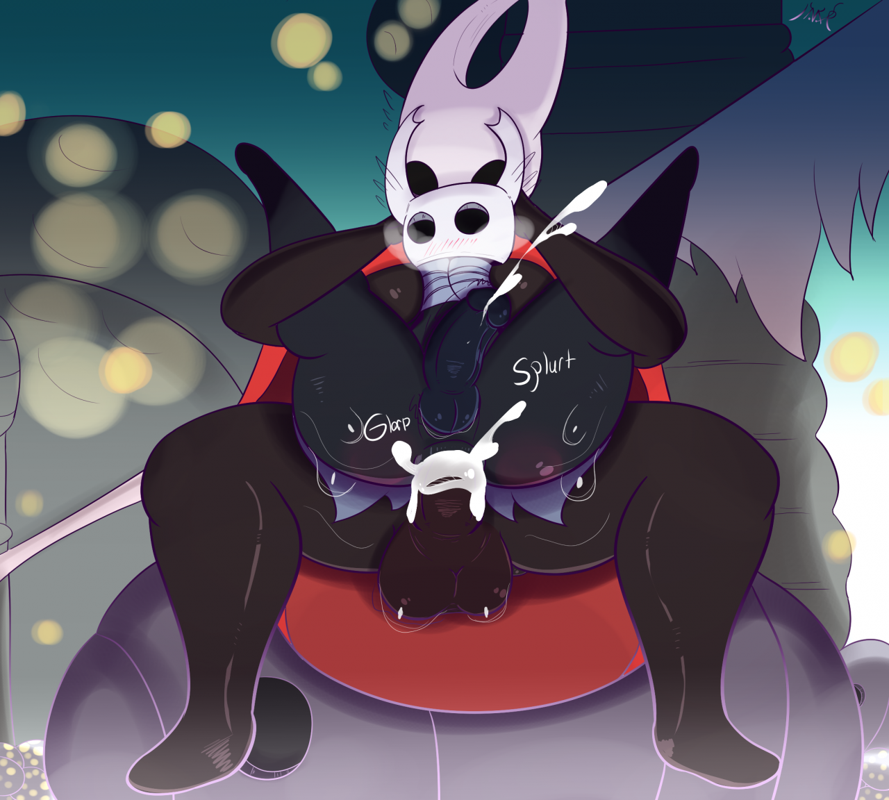 hornet (hollow knight)+protagonist (hollow knight) Hentai galleries.com