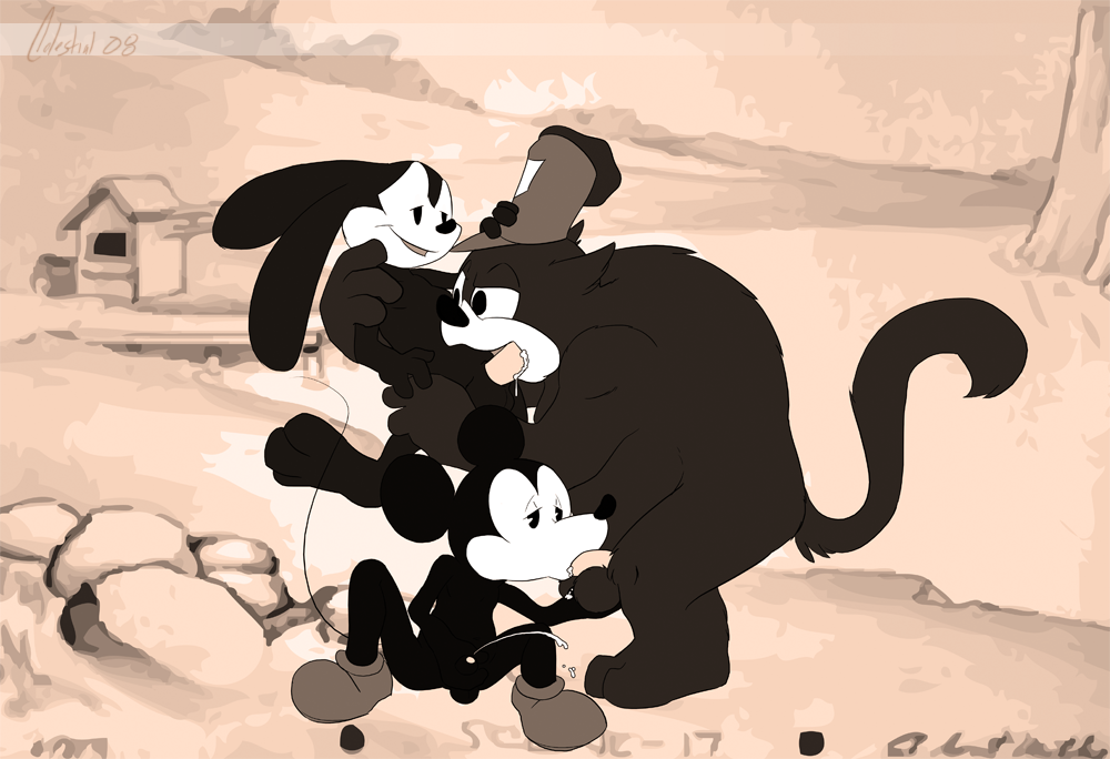 mickey-mouseoswald-the-lucky-rabbitpeter-pete-srwalt-disney