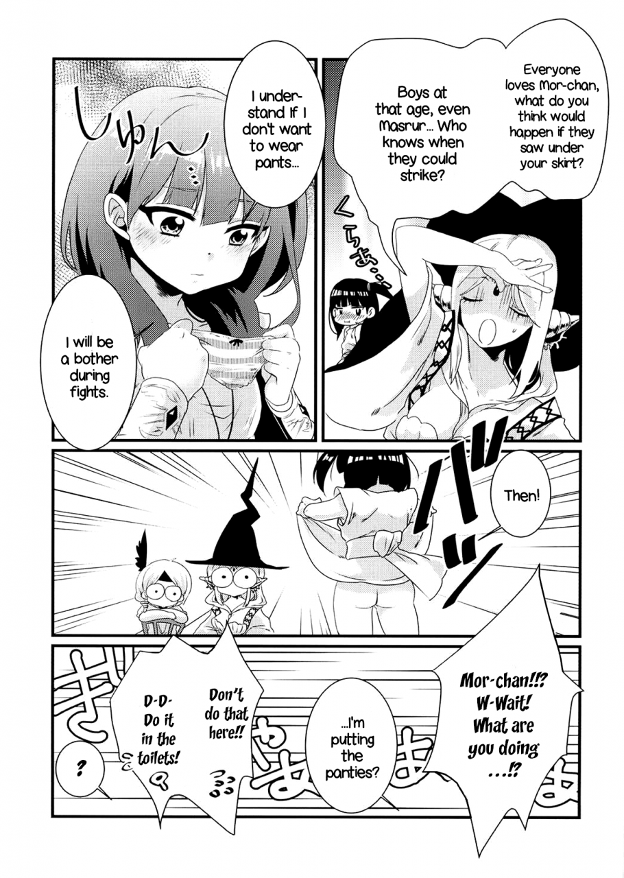 meikyuu-tanbou-primavista-hashimoto-morgiana-ga-hajimete-pantsu-o-haita-hon-a-book-where-morgiana-wears-panties-for-the-first-time-magi-english
