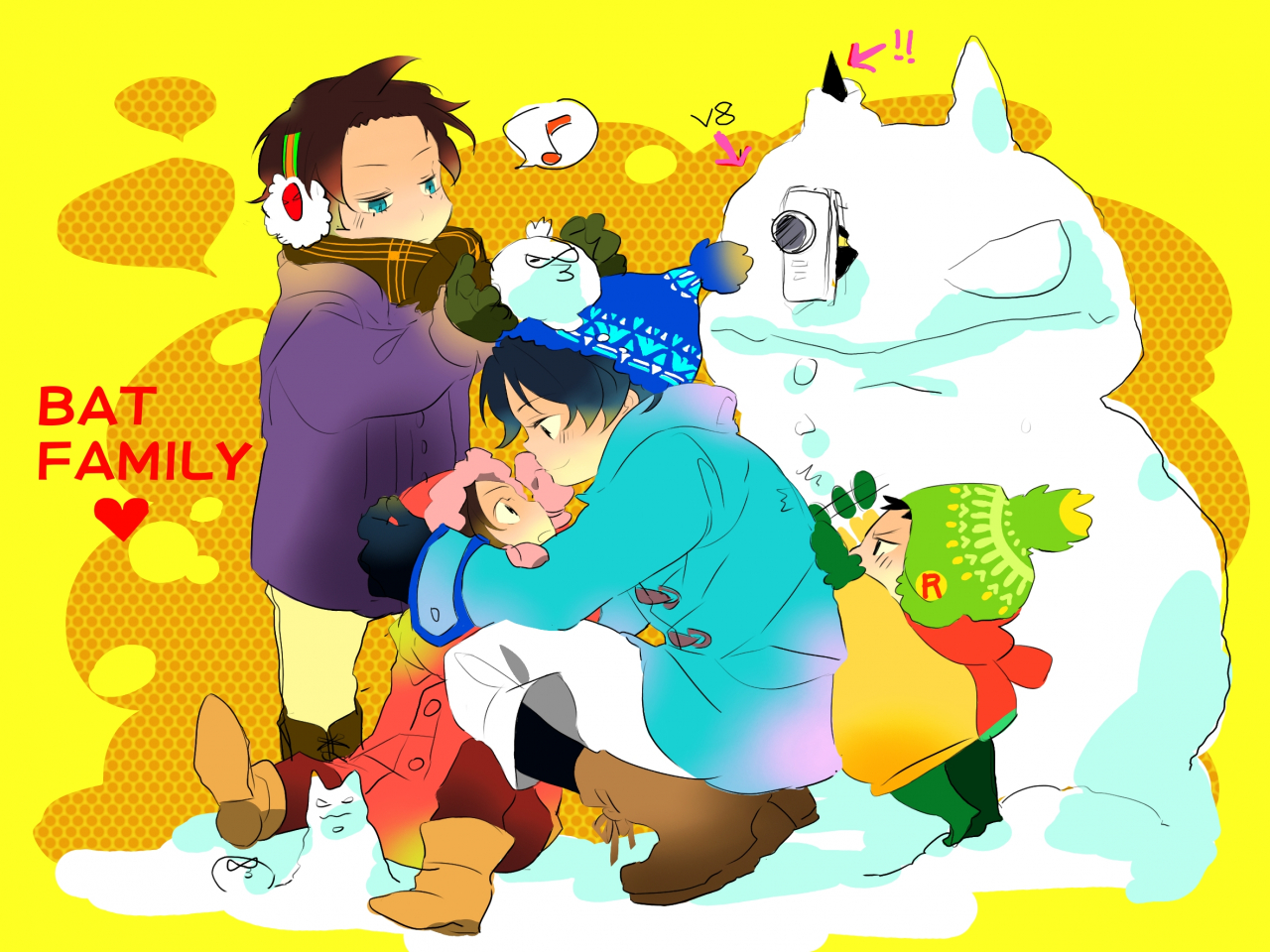 bruce-waynedamian-waynedick-graysonjason-toddtim-drake