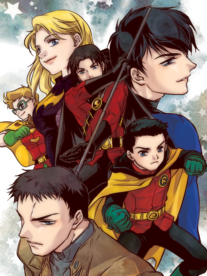 batgirlcarrie-kellydamian-waynedick-graysonjason-toddnightwingred-hood-dcred-robinrobin-dcstephanie-browntim-drake