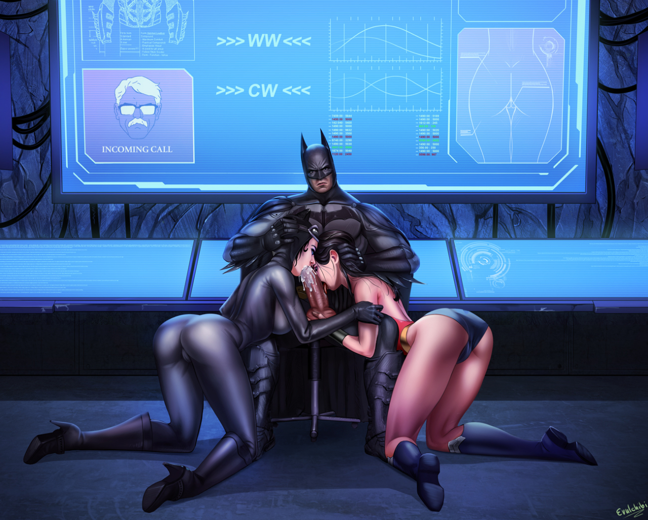 batmanbruce-waynecatwomanjames-gordonselina-kylewonder-woman