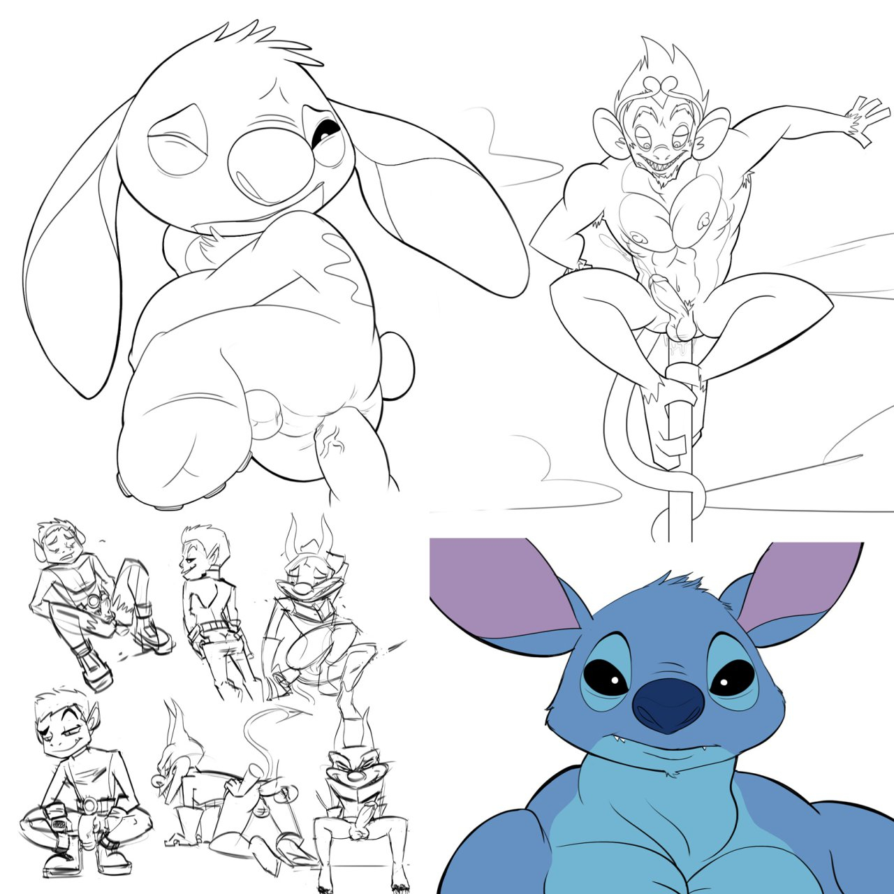 beast-boystitch-lilo-and-stitchwukong