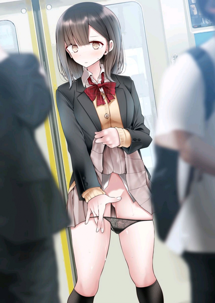 oouso-tsukin-densha-de-pantsu-o-misete-kuru-jk-ga-itanode-hametemita-2