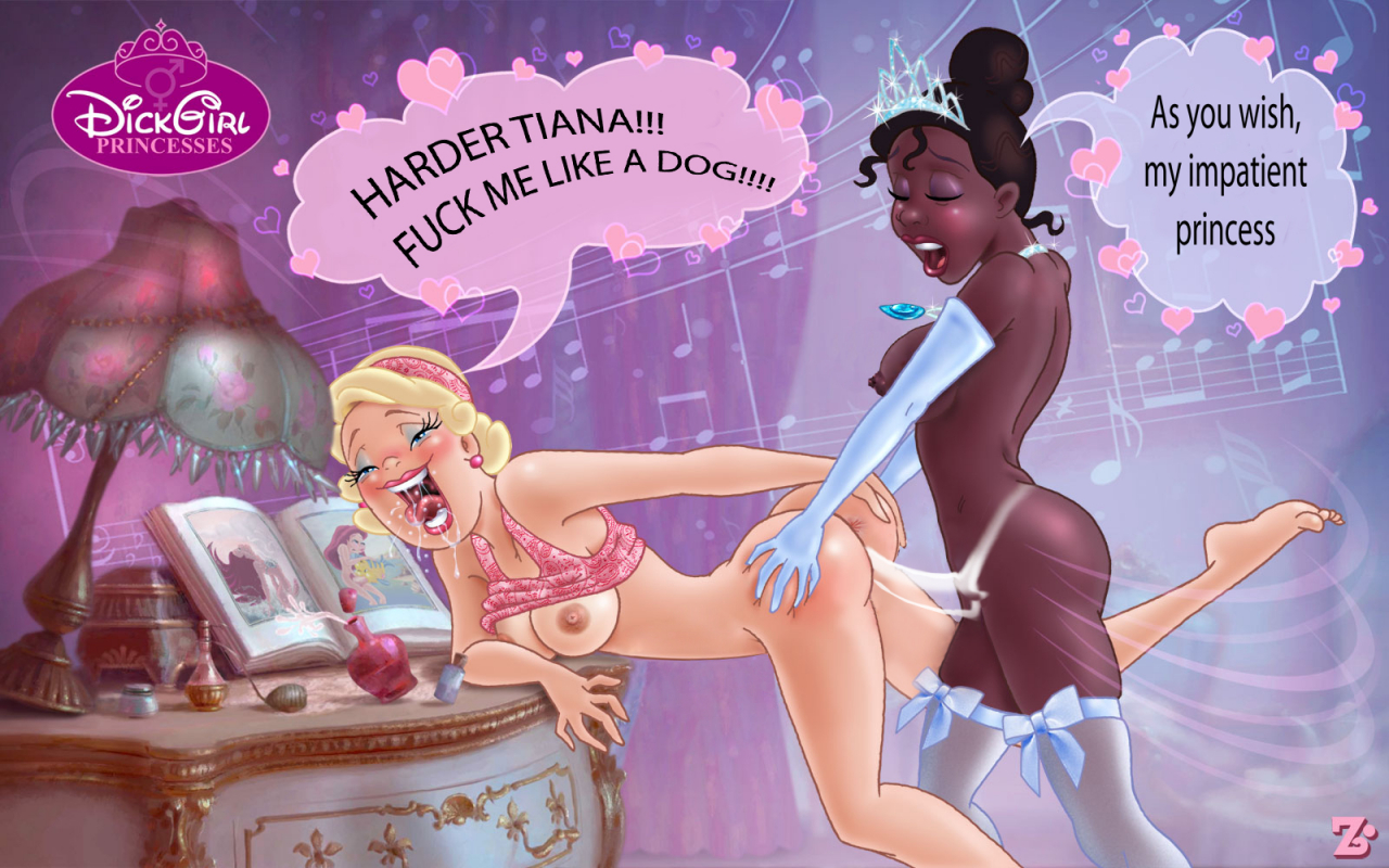 arielcharlotte-la-bouffflounderprincess-tiana