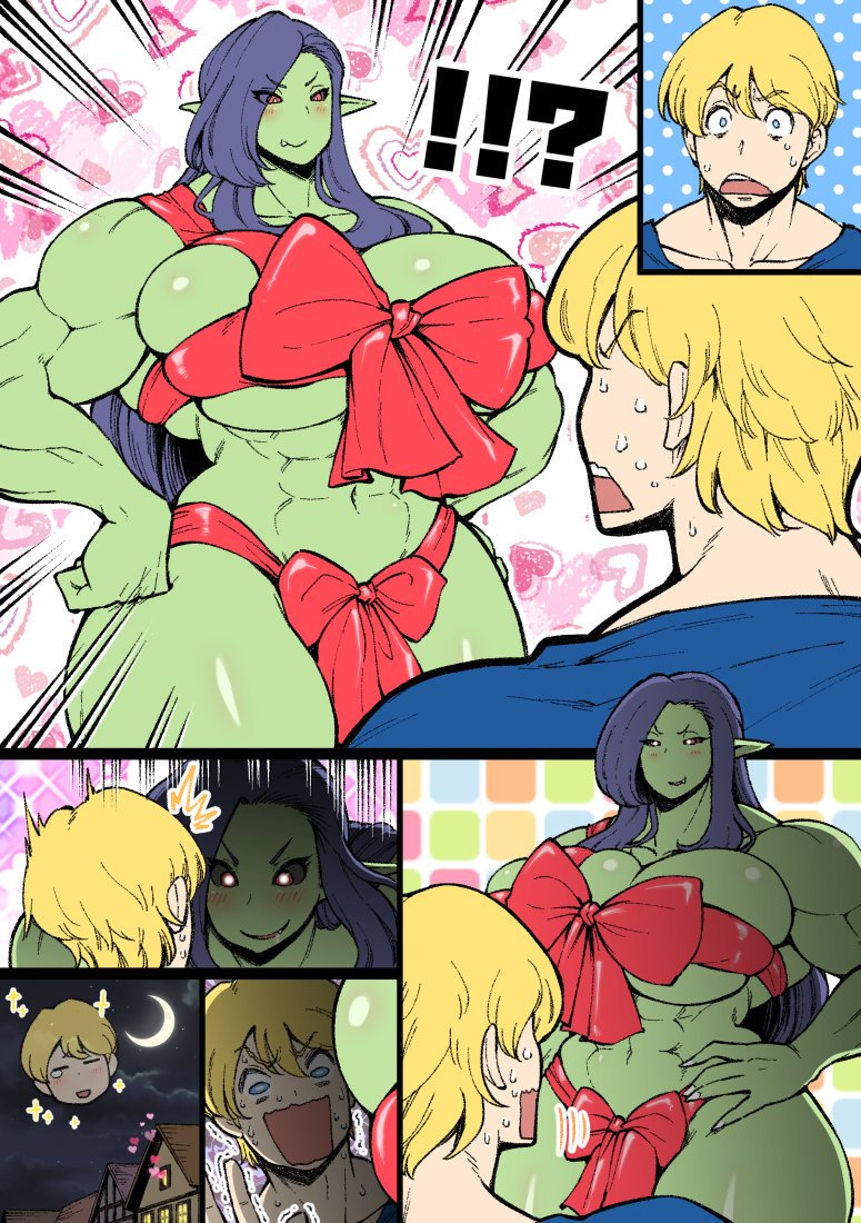 kyabosean-the-female-orc-and-male-knight-other-histories-hentaku