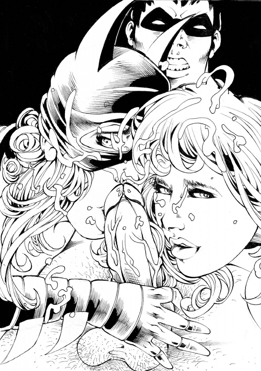 batgirlcassie-sandsmarkrobin-dcstephanie-browntim-drakewonder-girlwonder-girl-cassie-sandsmark