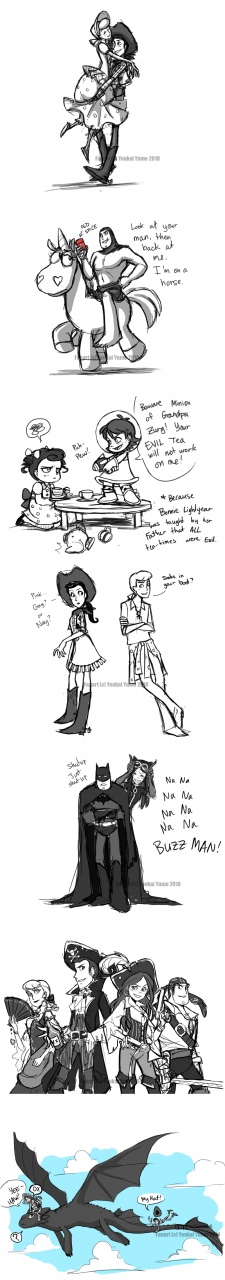 batmancatwomanjessie-the-yodeling-cowgirlsheriff-woodytoothless