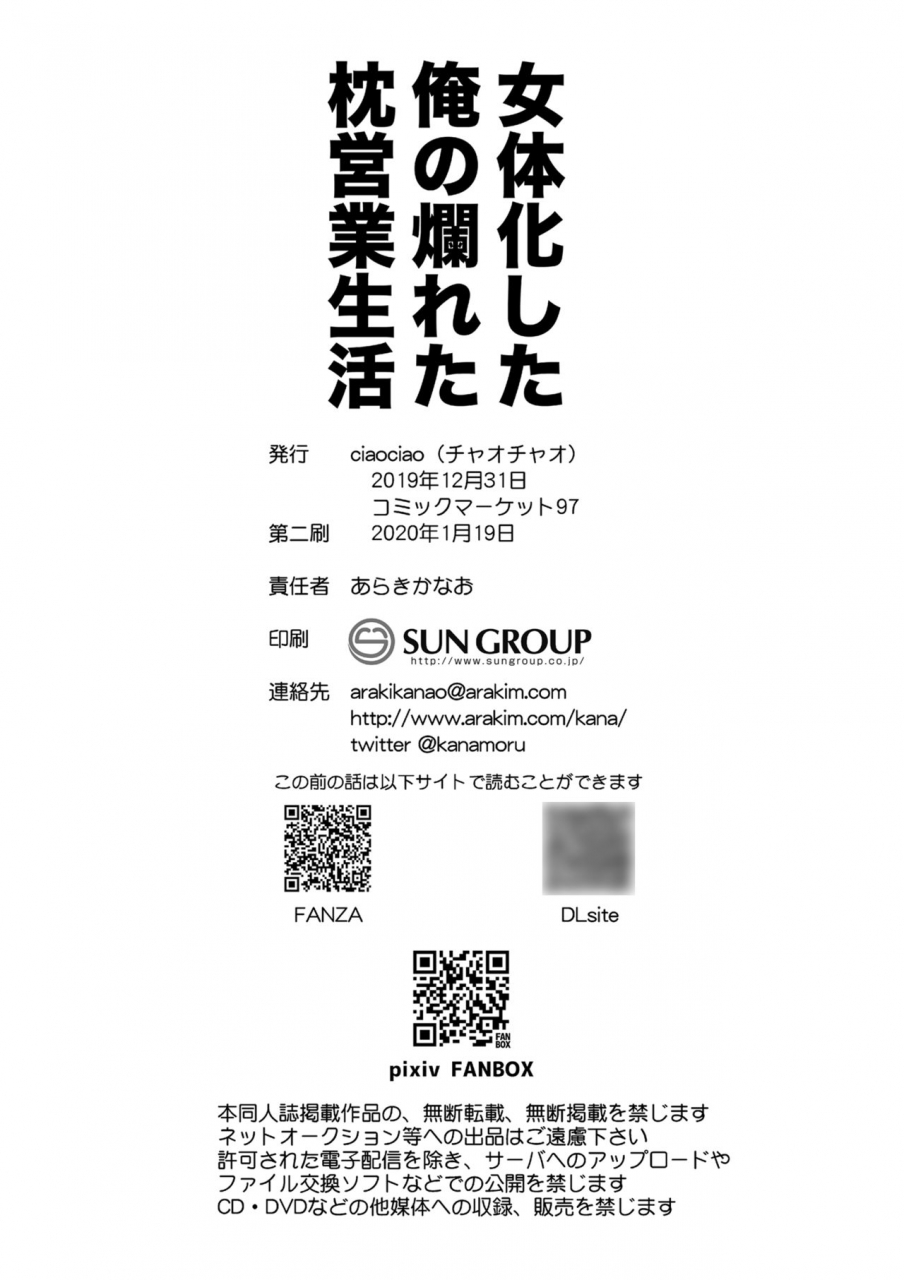 ciaociao-araki-kanao-nyotaika-shita-ore-no-tadareta-makura-eigyou-seikatsu-english-desudesu-digital