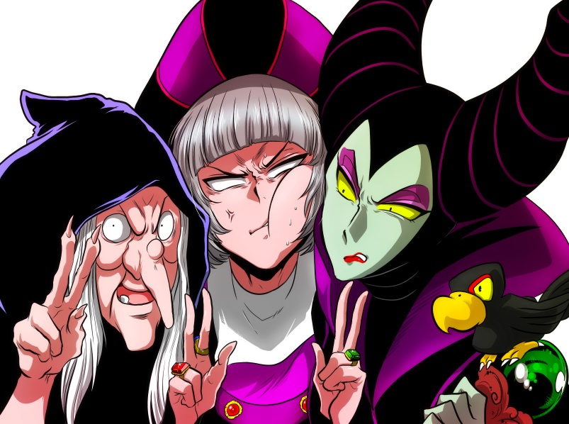 claude-frollomaleficentqueen-grimhildewitch-snow-white