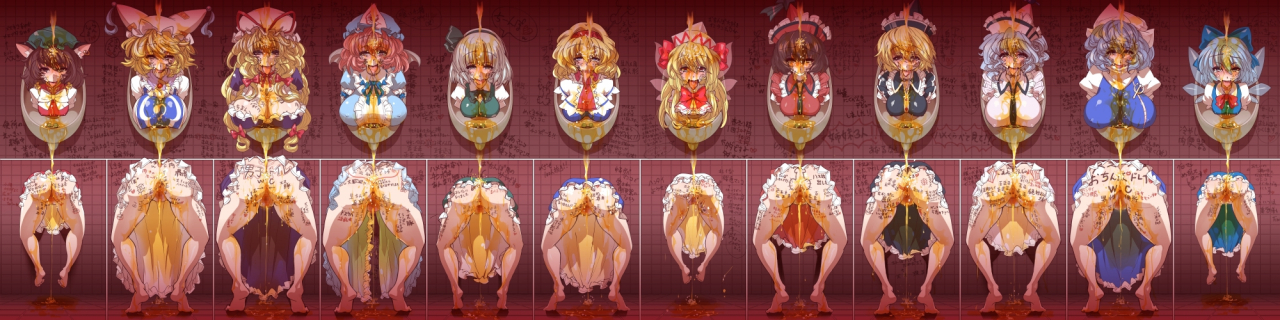 alice-margatroidchencirnoletty-whiterocklily-whitelunasa-prismriverlyrica-prismrivermerlin-prismriverran-yakumoyoumu-konpakuyukari-yakumoyuyuko-saigyouji