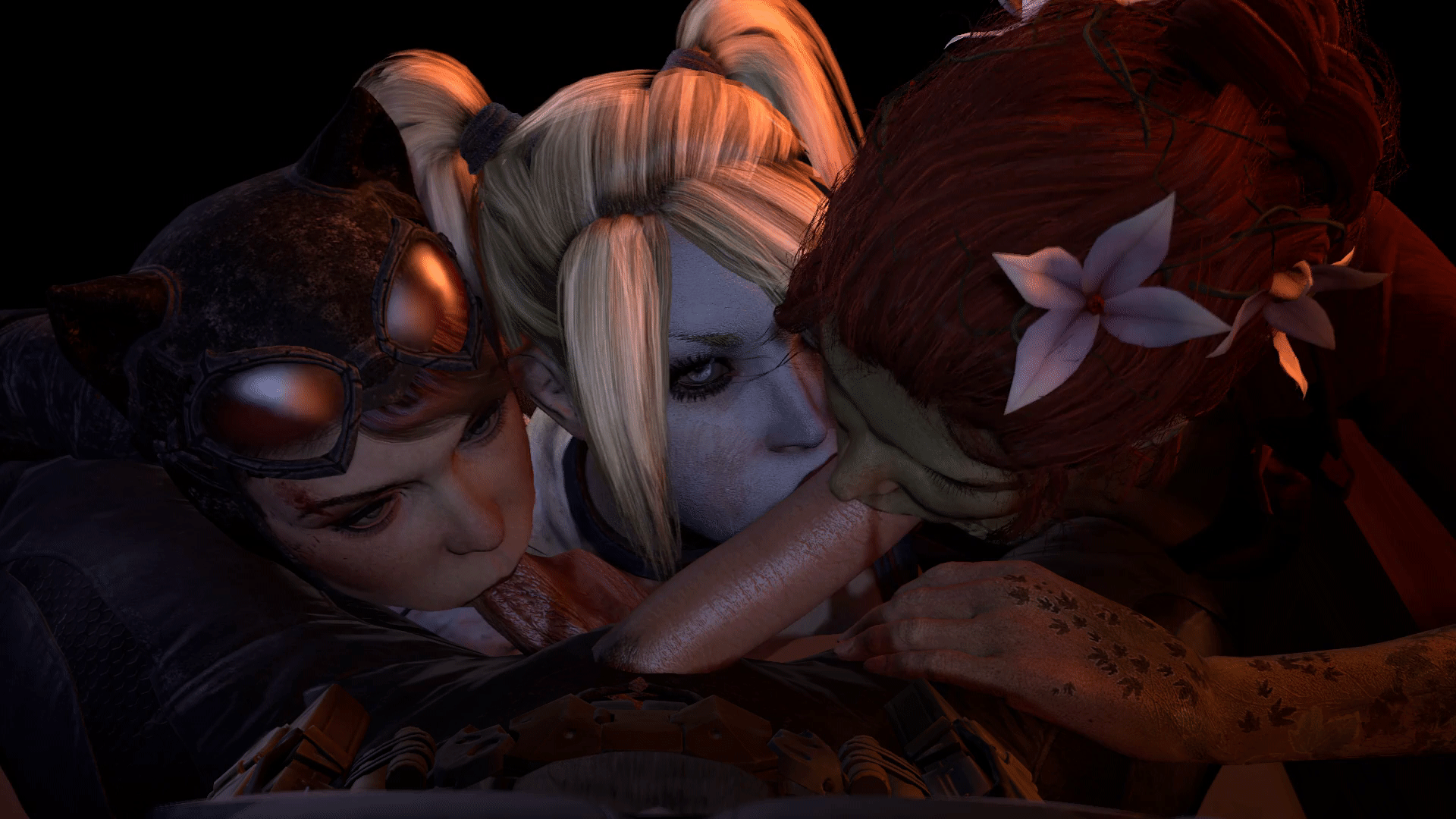 batmancatwomanharley-quinnpoison-ivy