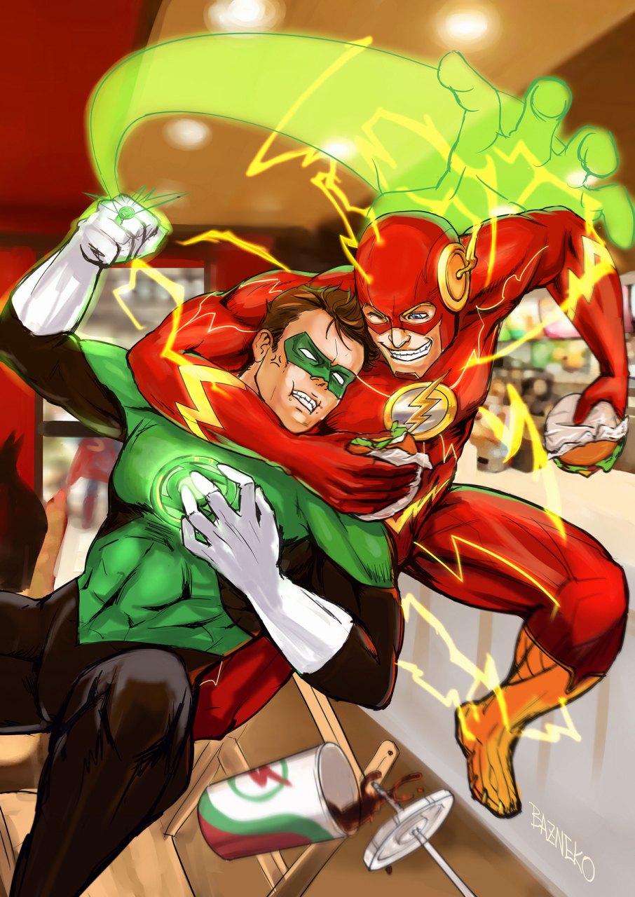 barry-allenhal-jordanthe-flash