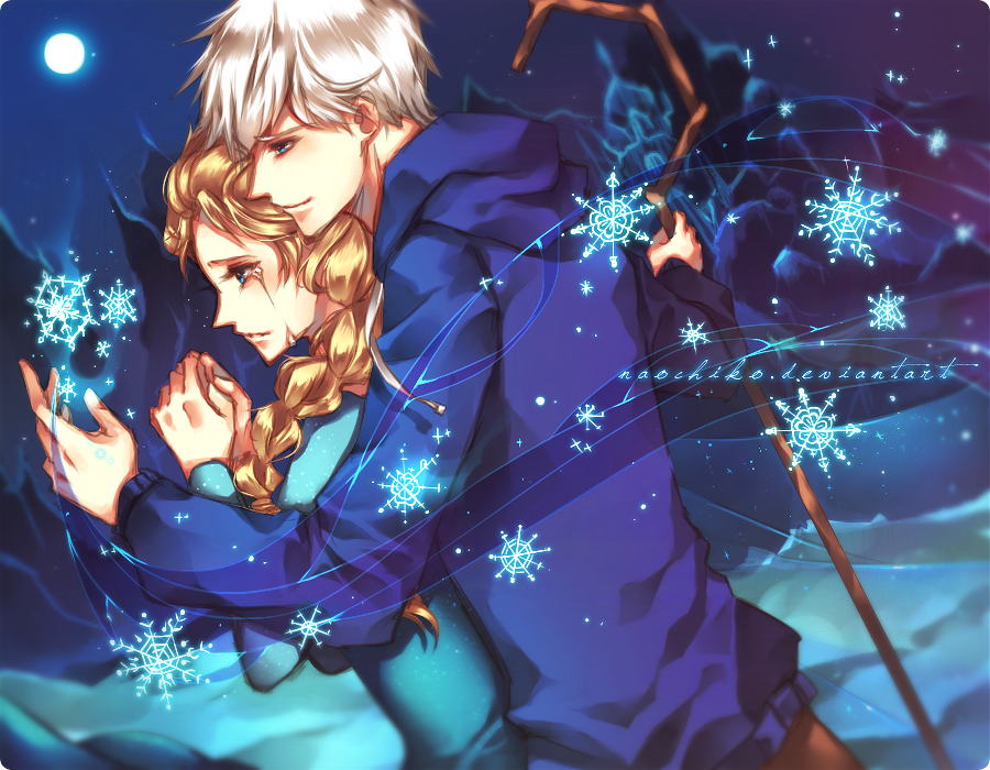 elsa-frozenjack-frost-rise-of-the-guardians