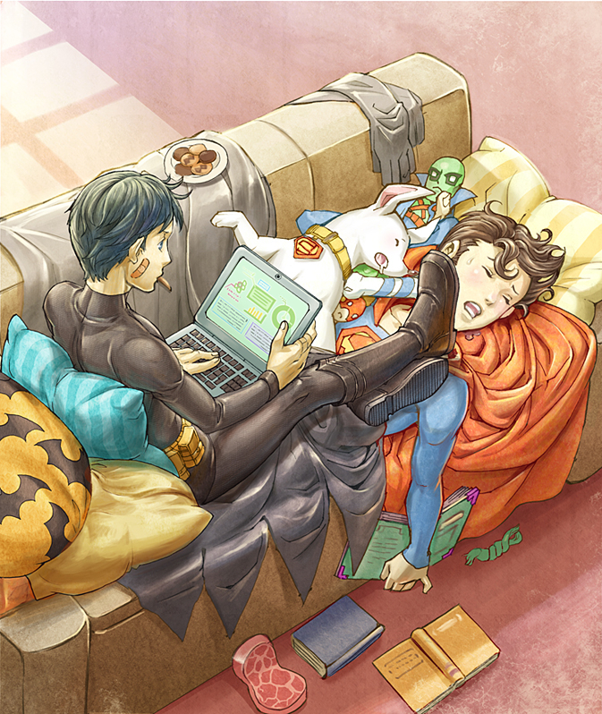 batmanbruce-wayneclark-kentkryptomartian-manhuntersupermanthe-flash