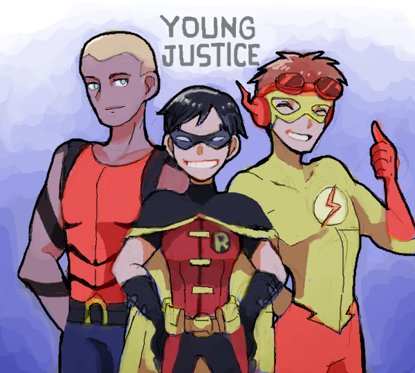 aqua-laddick-graysonkaldurahmkid-flashrobin-dcwally-west