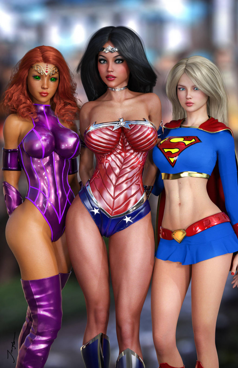 diana-princekara-zor-elkoriandrstarfiresupergirlwonder-woman