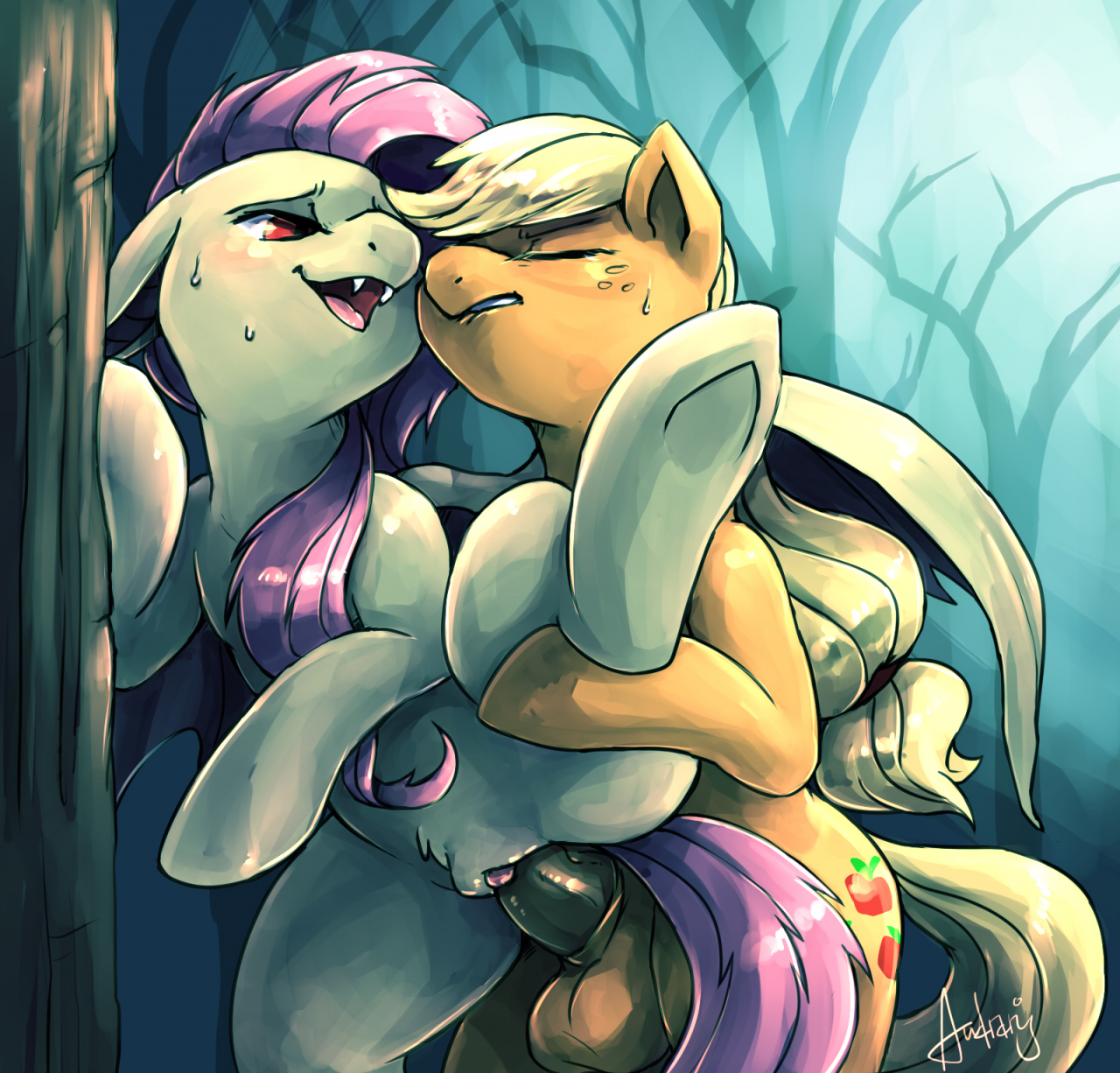 applejack-mlpflutterbat-mlpfluttershy-mlp