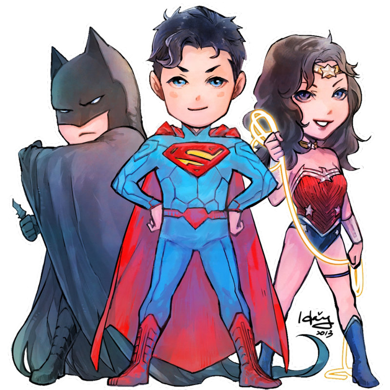 batmanbruce-wayneclark-kentsupermanwonder-woman
