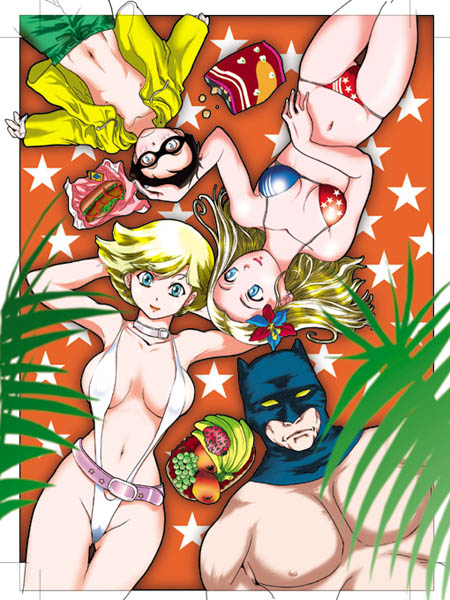 batmanbruce-waynedamian-waynepower-girlrobin-dcsupergirl