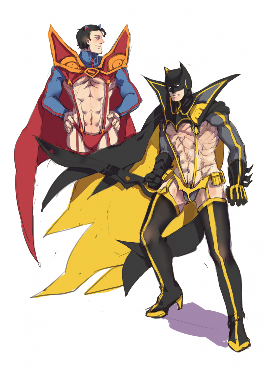 batmanbruce-wayneclark-kentjunketsukamui-kill-la-killsenketsusuperman