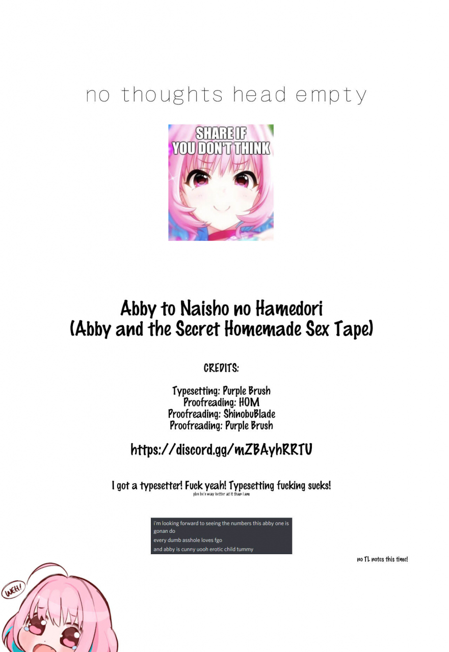 igou-yamazaki-kana-abby-to-naisho-no-hamedori-abby-and-the-secret-homemade-sex-tape-fategrand-order-2019-01-05-english-head-empty