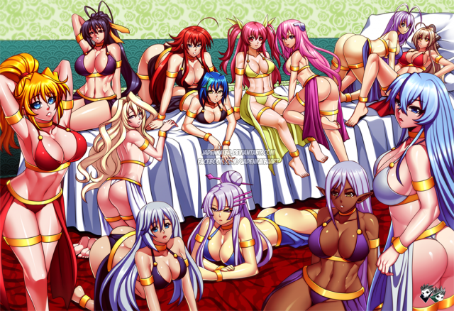 jadenkaibaclaudia enfield+esdeath+excellen browning+frolaytia capistrano+himejima akeno+julis-alexia von riessfeld+la folia rihavein+rias gremory+rossweisse+sento isu