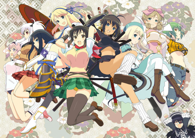 usaoasuka (senran kagura)+haruka (senran kagura)+hibari (senran kagura)+hikage (senran kagura)+homura (senran kagura)+ikaruga (senran kagura)+katsuragi (senran kagura)+mirai (senran kagura)+yagyuu (senran