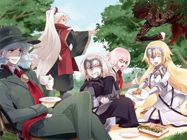 tenko examakusa shirou (fate)+avenger+edmond dantes (fate grand order)+jeanne d'arc (alter) (fate)+jeanne d'arc (fate)+jeanne d'arc (fate) (all)+mash kyrielight006ebd780700a9a73d6b4af3524f3cea