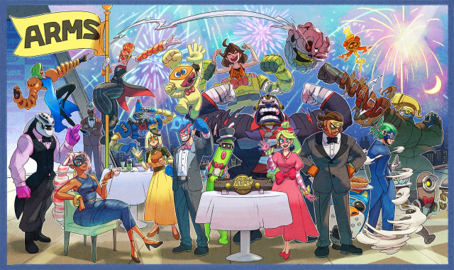 ishikawa masaakibarq+byte (arms)+cobushii (arms)+dna man (arms)+dr. coyle+hedlok+kid cobra+lola pop+master mummy (arms)+max brass+mechanica (arms)+min min (arms)+misango+ninjara (arms)+ribbon girl (arms)+s