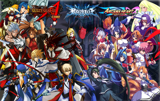 aino heart+chipp zanuff+clarice di lanza+dizzy+elsa la conti+fiona mayfield+kisaragi jin+konoha (arcana heart)+kuradoberi jam+ky kiske+lieselotte achenbach+mei-fang+mildred avallone+necro+necro (guilty gea