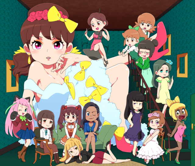 riomarioaida (osomatsu-san)+chibimi+chibita+choroko (osomatsu-san)+flower fairy (osomatsu-kun)+hashimoto nyaa+ichiko (osomatsu-san)+iyami+iyayo+juushiko (osomatsu-san)+juushimatsu's girlfriend+karako (osom