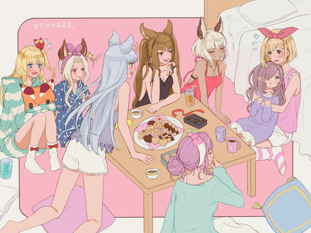 chabo213chloe (granblue fantasy)+djeeta (granblue fantasy)+korwa+lennah+metera (granblue fantasy)+mirin (granblue fantasy)+nio (granblue fantasy)+scathacha (granblue fantasy)1d3a200d7d8beadfbbf7ca72a67b117