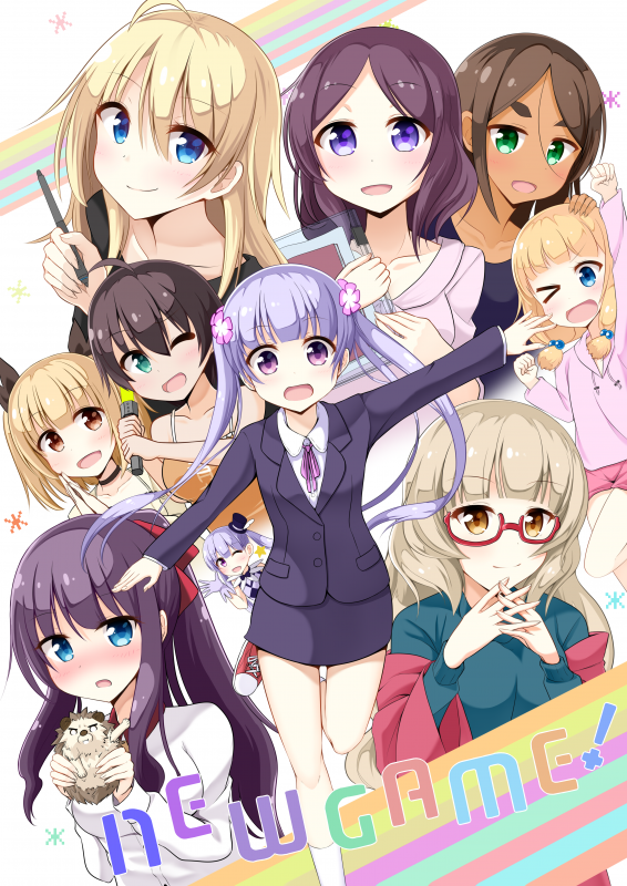 hinata kokageahagon umiko+hazuki shizuku+iijima yun+sakura nene+shinoda hajime+sophia (new game!)+soujirou (new game!)+suzukaze aoba+takimoto hifumi+tooyama rin+yagami kou201dbac262bbde2e05f9a4dcb74a5cbf