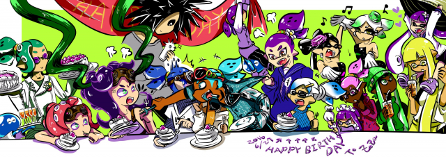 zozaaori (splatoon)+beauty (zoza)+biscuit (zoza)+candy (zoza)+cookie (zoza)+crazy (zoza)+daunii (splatoon)+donut (zoza)+frightening (zoza)+genteel (zoza)+hotaru (splatoon)+inkling+jellyfish (splatoon)+loll