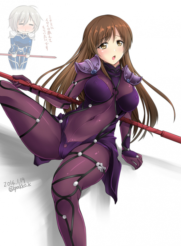 kirisaki byakkoanastasia (idolmaster)+lancer+nitta minami+scathach (fate) (all)+scathach (fate grand order)+scathach (fate grand order) (cosplay)d4da770729911b28d0864aef26714df8